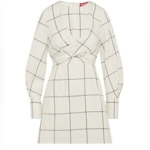 NWT STAUD Crosshill Mini Dress